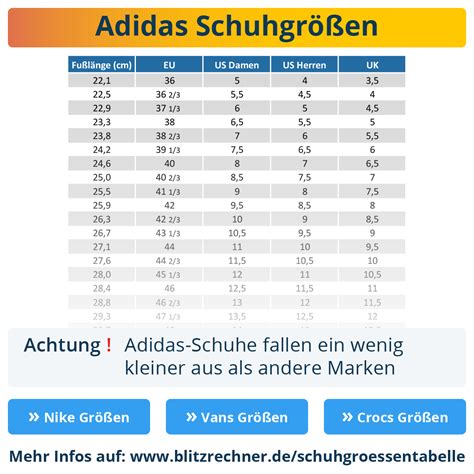 adidas größentabelle schuhe kinder|größen tabelle kostenlos.